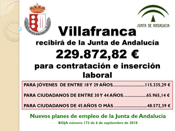 Planes de Empleo Junta de Andalucía 1