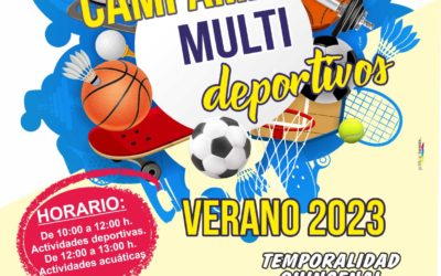 Campamentos Multi Deportivos – Verano 2023