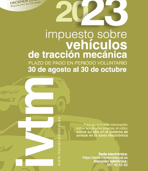 Impuesto sobre Vehículos de Tracción Mecánica 2023